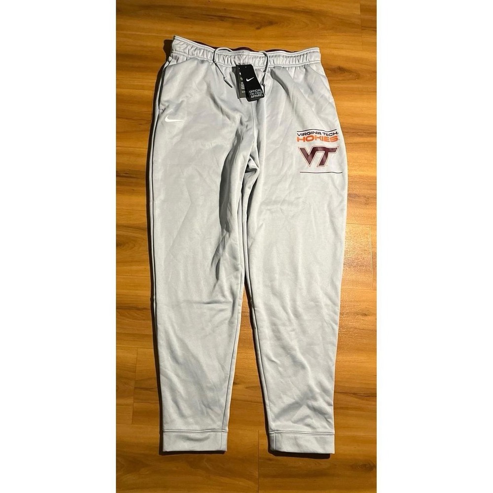 NWT Nike Virginia Tech Hokies Standard Fit Dri Fit Sideline Performance Pants